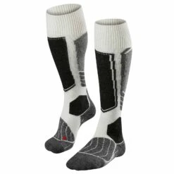 Falke SK1 Womens Ski Sock Off White