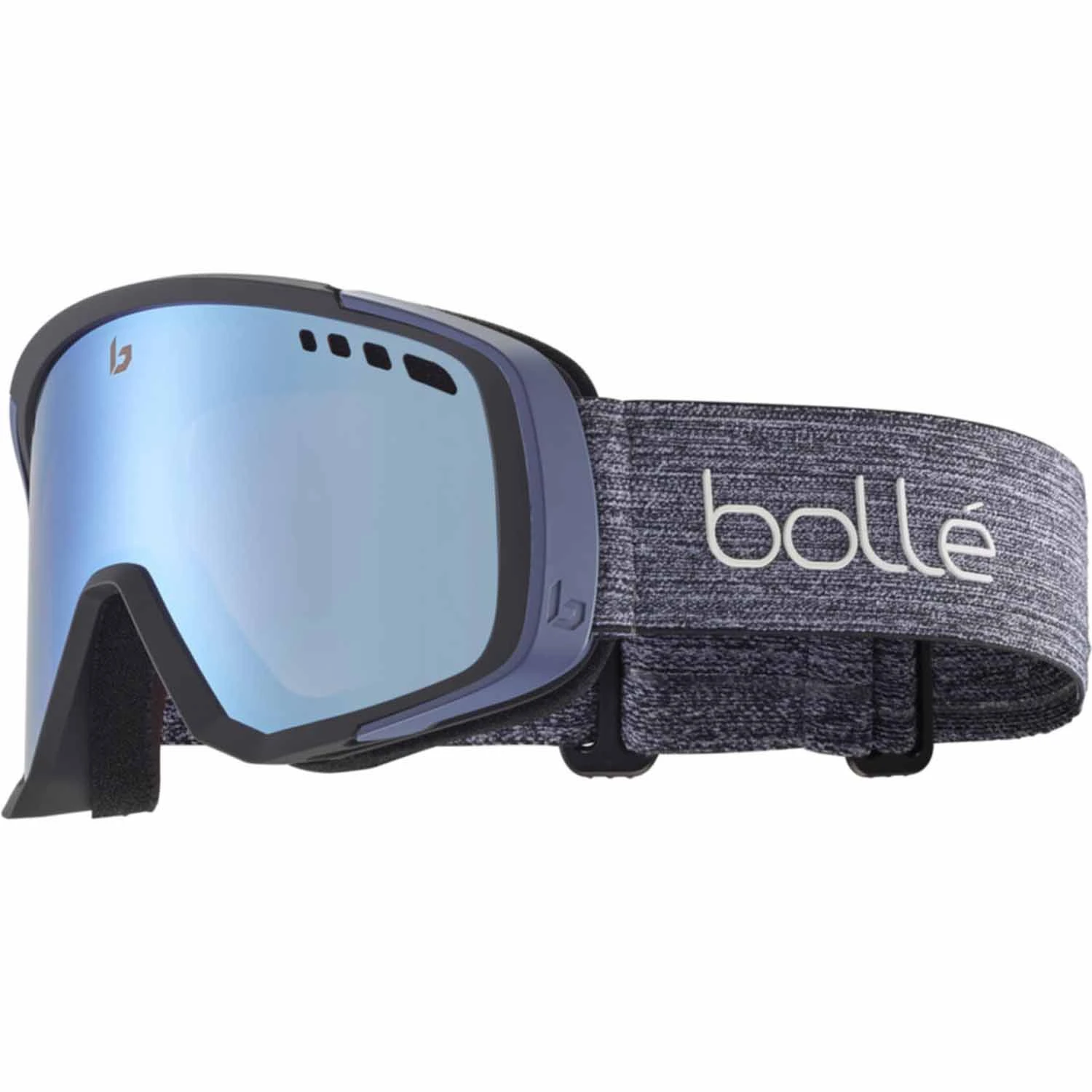 Bolle Mammoth Black Matte Denim Ski Goggles 1 Bolle Mammoth Black Matte Denim Ski Goggles