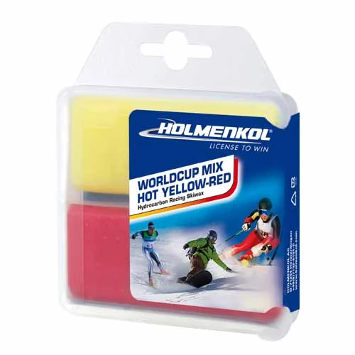 Holmenkol Worldcup Mix Ski Hot Yellow-Red 1 Holmenkol Worldcup Mix Ski Hot Yellow-Red