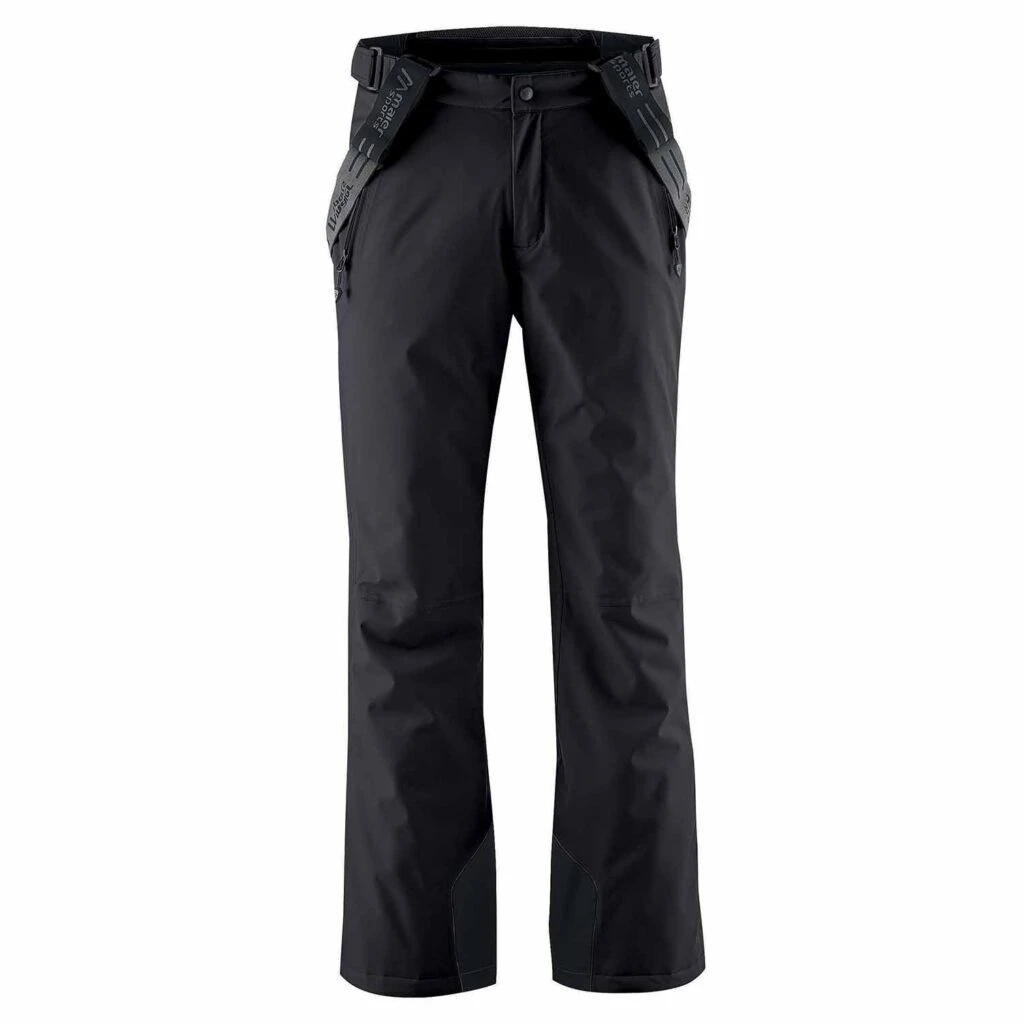 Maier Anton 2 Mens Standard Leg Black Ski Pants 1 Maier Anton 2 Mens Standard Leg Black Ski Pants
